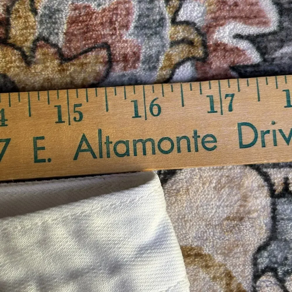 Abercrombie and Fitch Micro Mini White Denim Jean Skirt Early 2000s Y2k Size 6 - Picture 9 of 10